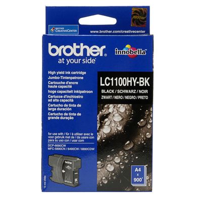 Tusz Oryginalny Brother LC-1100 XL BK (LC1100HYBK) (Czarny)