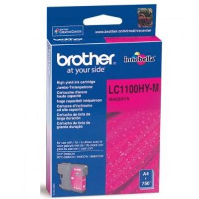 Tusz Oryginalny Brother LC-1100 XL M (LC1100HYM) (Purpurowy)