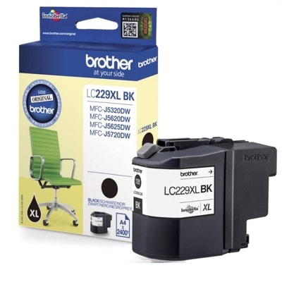 Tusz Oryginalny Brother LC-229 XL BK (LC229BK) (Czarny)