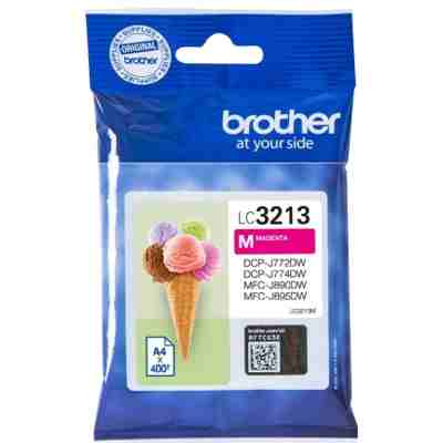 Tusz Oryginalny Brother LC-3213 M (LC-3213M) (Purpurowy)