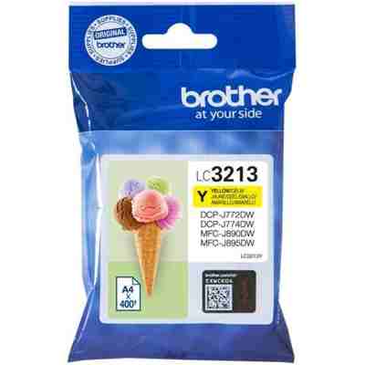 Tusz Oryginalny Brother LC-3213 Y (LC-3213Y) (Żółty)