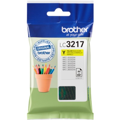 Tusz Oryginalny Brother LC-3217 Y (LC3217Y) (Żółty)