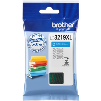 Tusz Oryginalny Brother LC-3219 XL C (LC3219XLC) (Błękitny)
