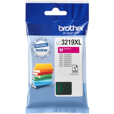 Tusz Oryginalny Brother LC-3219 XL M (LC3219XLM) (Purpurowy)