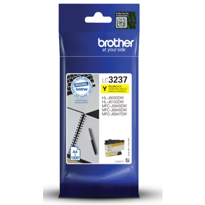 Tusz Oryginalny Brother LC-3237 Y (LC3237Y) (Żółty)