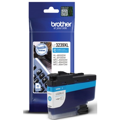 Tusz Oryginalny Brother LC-3239 XL C (LC3239XLC) (Błękitny)