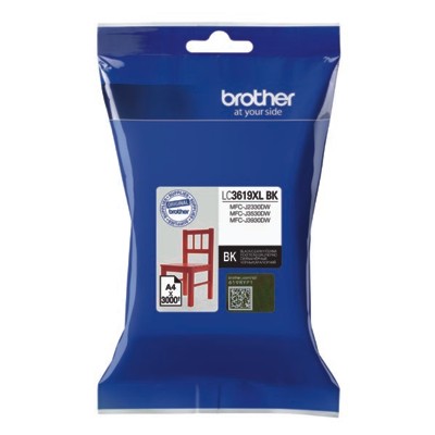 Tusz Oryginalny Brother LC-3619 XL BK (LC3619XLBK) (Czarny)