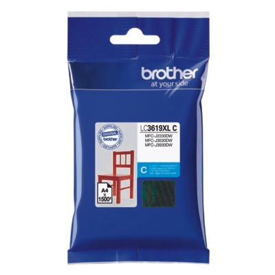 Tusz Oryginalny Brother LC-3619 XL C (LC3619XLC) (Błękitny)