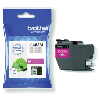 Tusz Oryginalny Brother LC-462 M (LC462) (Purpurowy)