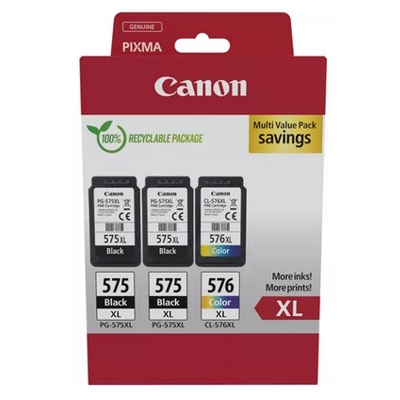 Tusz Oryginalny Canon 2x PG-575 XL + CL-576 XL (5437C004) (zestaw)