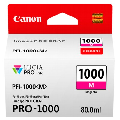 Tusz Oryginalny Canon PFI-1000M (0548C002) (Purpurowy)
