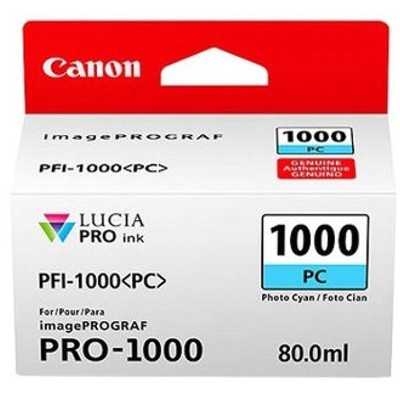 Tusz Oryginalny Canon PFI-1000PC (0550C002) (Błękitny Foto)