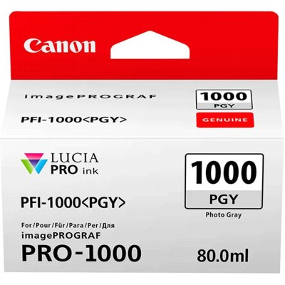 Tusz Oryginalny Canon PFI-1000PGY (0553C002) (Szary Foto)