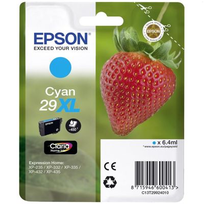 Tusz Oryginalny Epson 29 XL (C13T29924010 ) (Błękitny)
