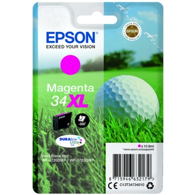Tusz Oryginalny Epson 34 XL (C13T34734010) (Purpurowy)