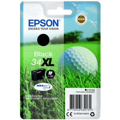 Tusz Oryginalny Epson 34 XL (T3471) (Czarny)