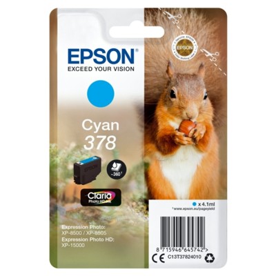 Tusz Oryginalny Epson 378 (378) (Błękitny)