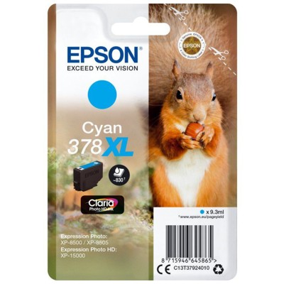 Tusz Oryginalny Epson 378 XL (378XL) (Błękitny)
