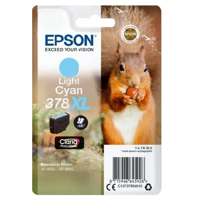 Tusz Oryginalny Epson 378 XL (378XL) (Jasny błękitny)