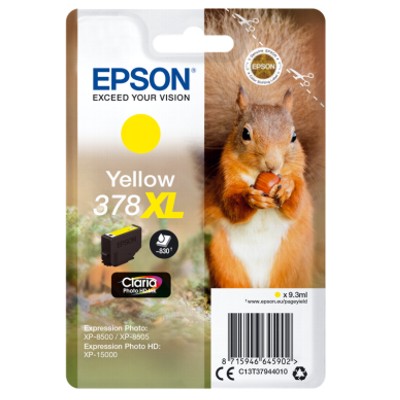 Tusz Oryginalny Epson 378 XL (378XL) (Żółty)