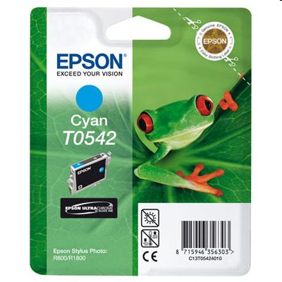Tusz Oryginalny Epson T0542 (C13T05424010) (Błękitny)