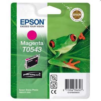 Tusz Oryginalny Epson T0543 (C13T05434010) (Purpurowy)