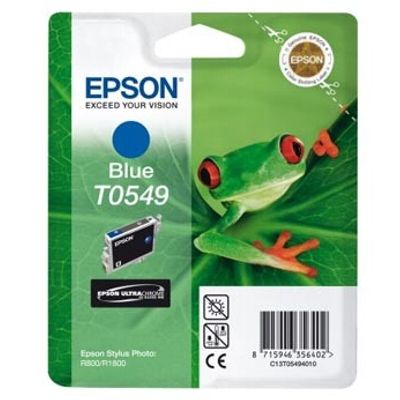 Tusz Oryginalny Epson T0549 (C13T05494010) (Niebieski)