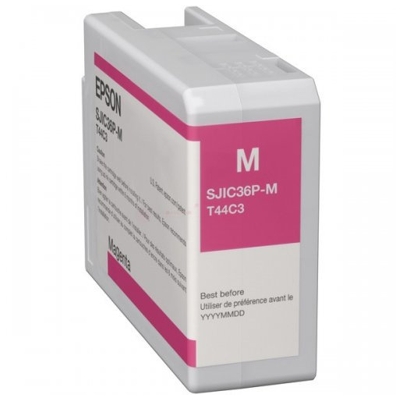 Tusz Oryginalny Epson T44C3 (SJIC36P-M) (Purpurowy)