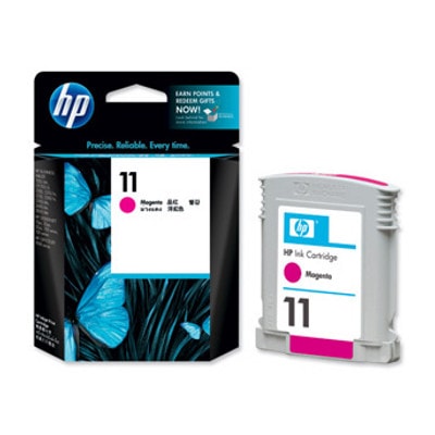 Tusz Oryginalny HP 11 (C4837AE) (Purpurowy)