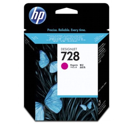 Tusz Oryginalny HP 728 130ml (F9J66A) (Purpurowy)