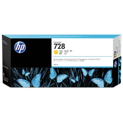 Tusz Oryginalny HP 728 300ml (F9K15A) (Żółty)