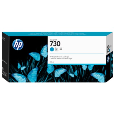 Tusz Oryginalny HP 730 300ml (P2V68A) (Błękitny)