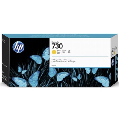 Tusz Oryginalny HP 730 300ml (P2V70A) (Żółty)