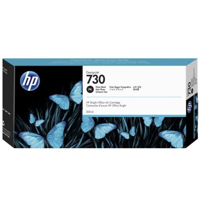 Tusz Oryginalny HP 730 300ml (P2V73A) (Czarny Foto)