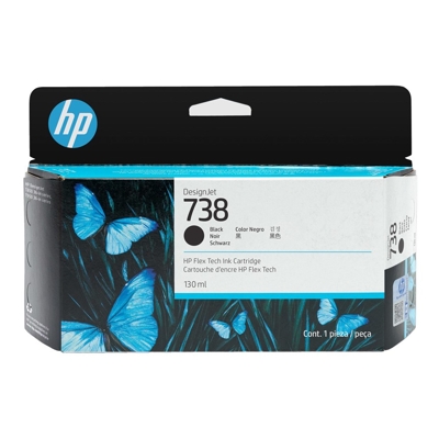 Tusz Oryginalny HP 738 130ml (498N4A) (Czarny)