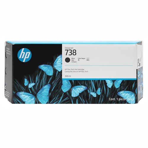 Tusz Oryginalny HP 738 300ml (498N8A) (Czarny)