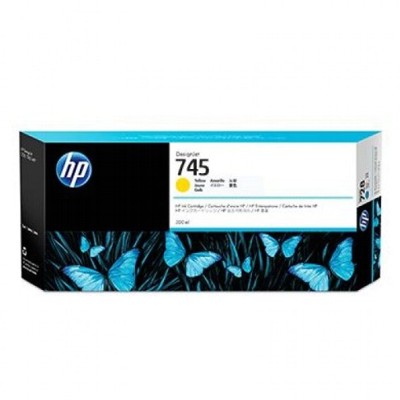 Tusz Oryginalny HP 745 300ml (F9K02A) (Żółty)
