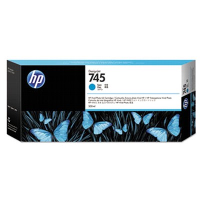 Tusz Oryginalny HP 745 300ml (F9K03A) (Błękitny)