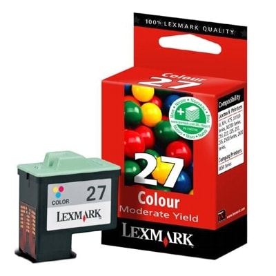Tusz Oryginalny Lexmark 27 (10N0026E) (Kolorowy)