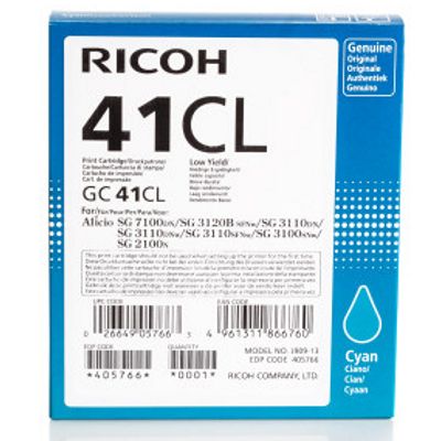 Tusz Oryginalny Ricoh GC-41CL (GC41CL) (Błękitny)