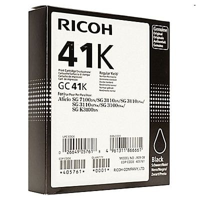 Tusz Oryginalny Ricoh GC-41K (GC41K) (Czarny)