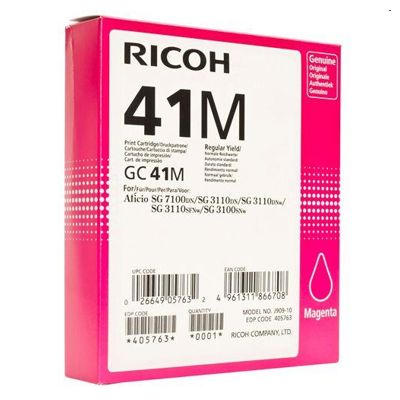 Tusz Oryginalny Ricoh GC-41M (GC41M) (Purpurowy)