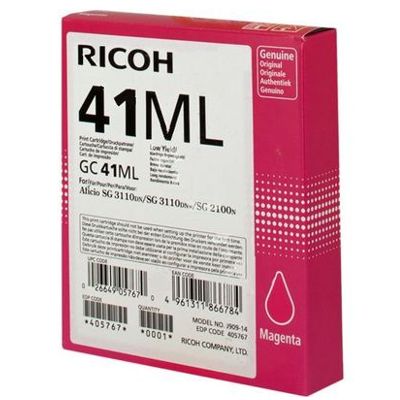 Tusz Oryginalny Ricoh GC-41ML (GC41ML) (Purpurowy)
