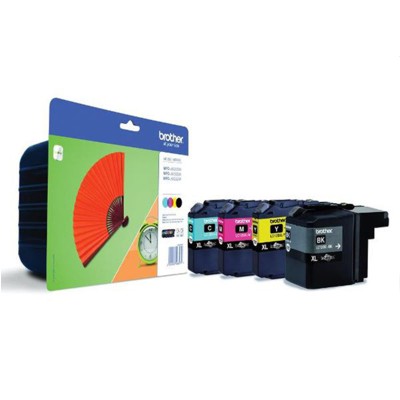 Tusze Oryginalne Brother LC-129 XL BK + 125 XL CMY (LC129XLVALBP) (komplet)