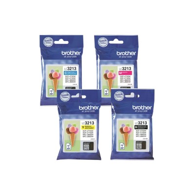 Tusze Oryginalne Brother LC-3213 CMYK (LC3213VAL) (komplet)