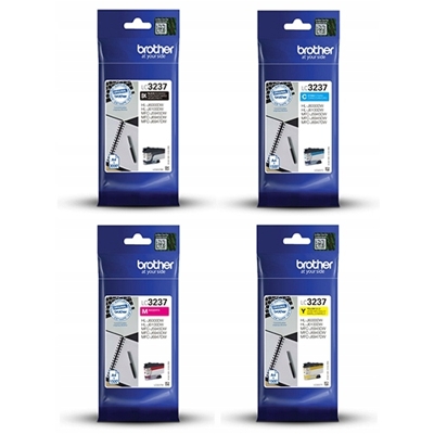 Tusze Oryginalne Brother LC-3237 CMYK (LC3237VAL) (komplet)