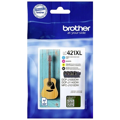 Tusze Oryginalne Brother LC-421 XL CMYK (LC421XLVAL) (komplet)