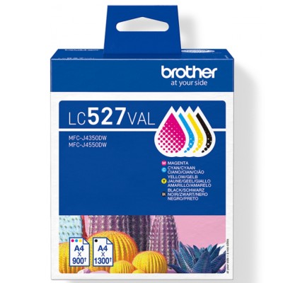 Tusze Oryginalne Brother LC-527 CMYK (LC527VAL) (komplet)