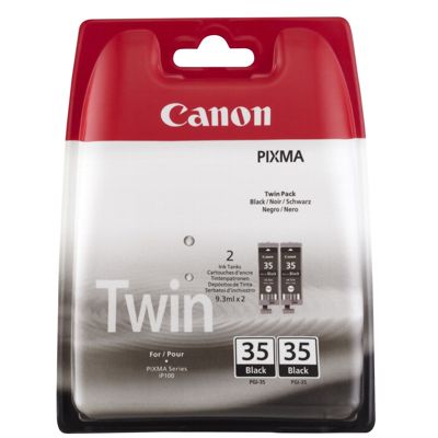 Tusze Oryginalne Canon PGI-35 (1509B012) (Czarne) (dwupak)