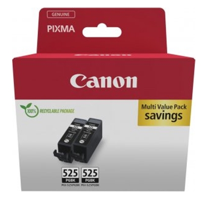 Tusze Oryginalne Canon PGI-525 BK (4529B006) (Czarne) (dwupak)